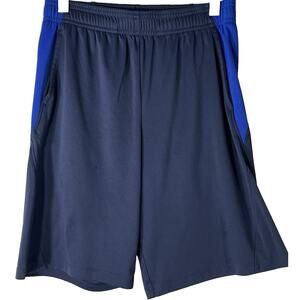 All in Motion Youth Navy Blue Elastic Waist Athletic Shorts Size L